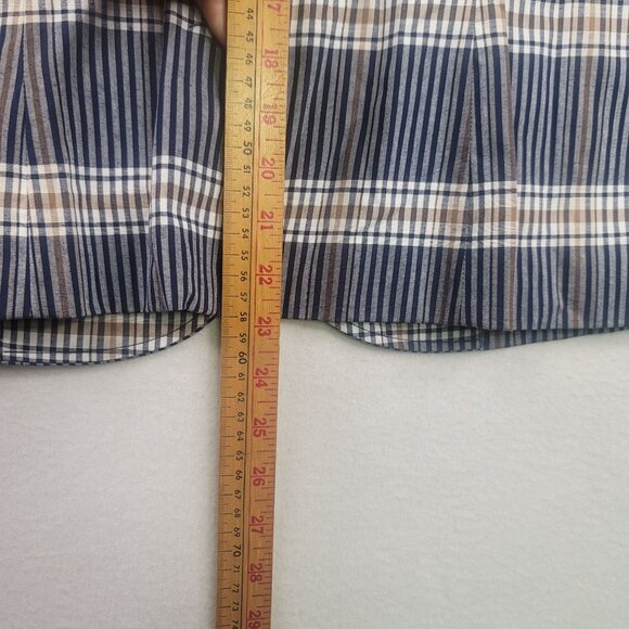 Pendleton Womens Lined Plaid Blazer Jacket Size 12 Beige Navy New with Tags - Picture 8 of 12